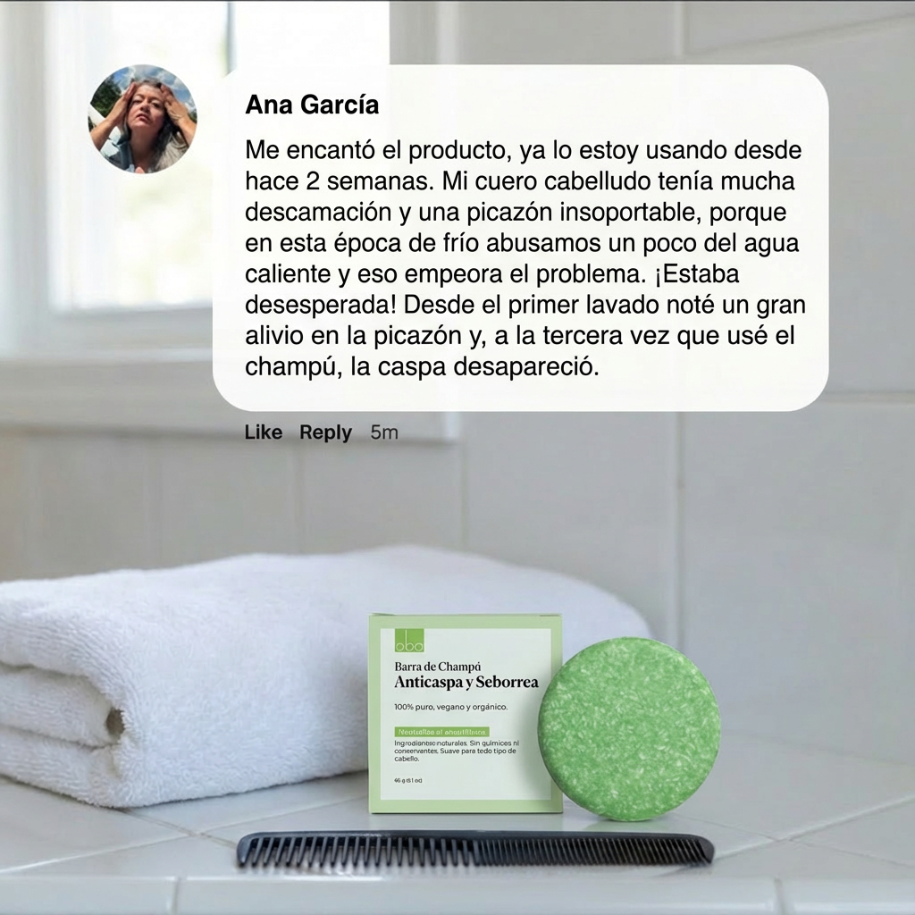 Anticaspa y Seborrea Champu Capilar | Oba Hair