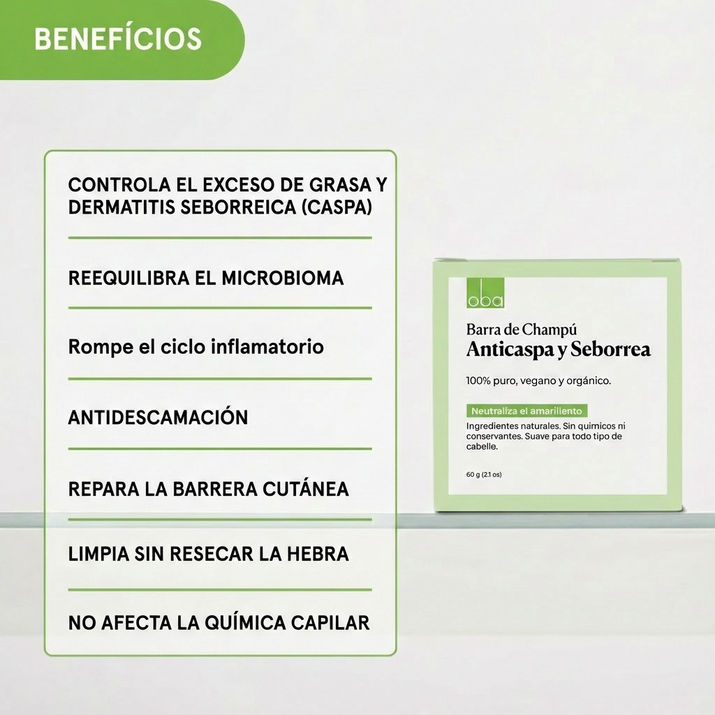 Anticaspa y Seborrea Champu Capilar | Oba Hair